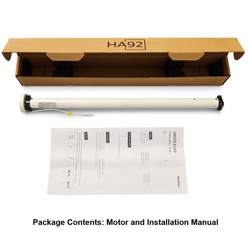 HA92 Smart DC Tubular Motor β Model DM25LEU/S (Built-in Battery, Type-C) - Image 2